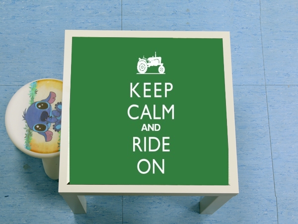tavolinetto Keep Calm And ride on Tractor 