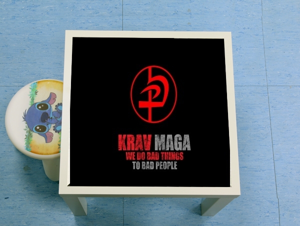 table d'appoint Krav Maga Bad Things to bad people