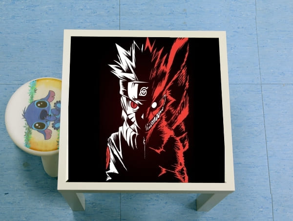 table d'appoint Kyubi x Naruto Angry