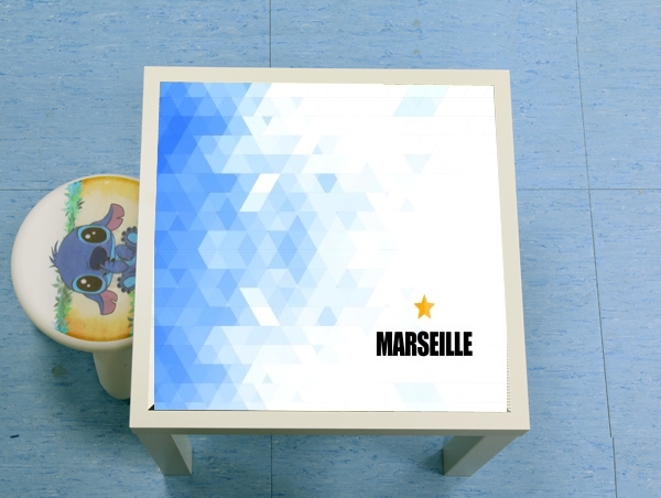 table d'appoint Marseille Football 2018