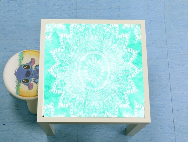table d'appoint Mint Bohemian Flower Mandala