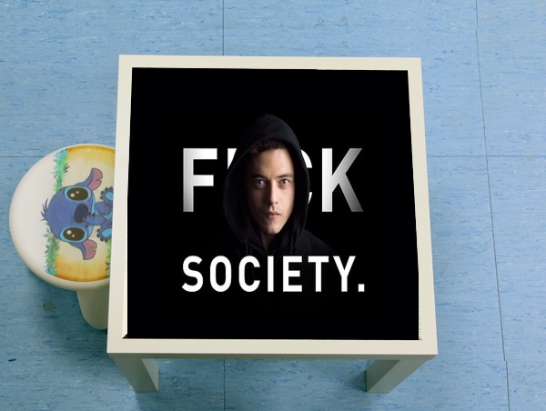 table d'appoint Mr Robot Fuck Society