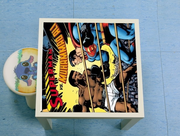 table d'appoint Muhammad Ali Super Hero Mike Tyson Boxen Boxing