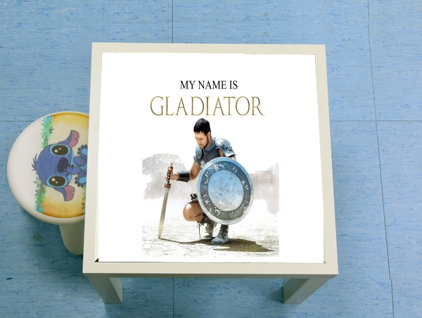 tavolinetto My name is gladiator 