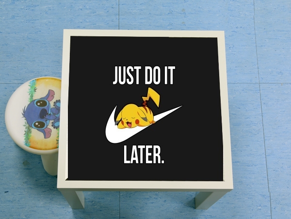 table d'appoint Nike Parody Just Do it Later X Pikachu