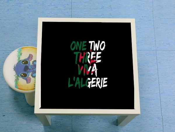 table d'appoint One Two Three Viva lalgerie Slogan Hooligans