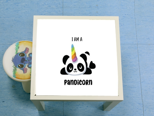 table d'appoint Panda x Licorne Means Pandicorn