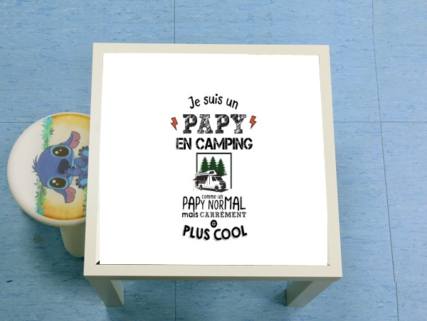 table d'appoint Papy en camping car
