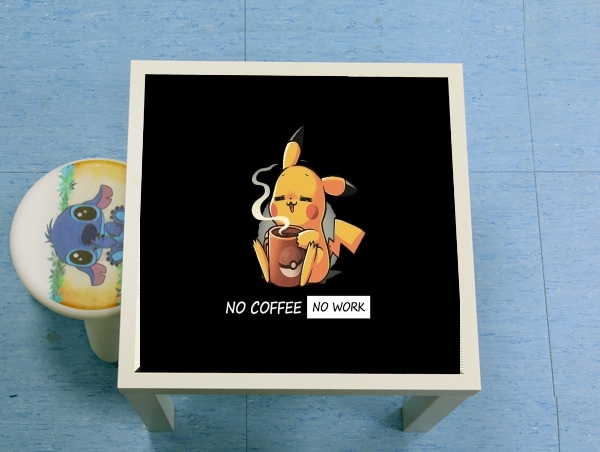 table d'appoint Pikachu Coffee Addict