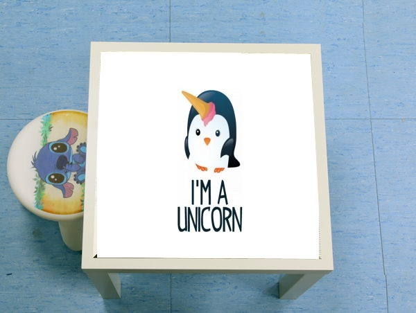 tavolinetto Pingouin wants to be unicorn 