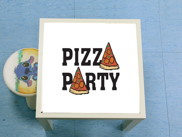 table d'appoint Pizza Party