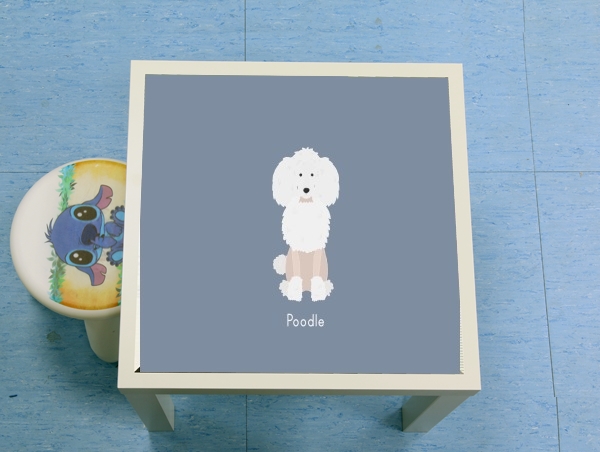 table d'appoint Poodle White