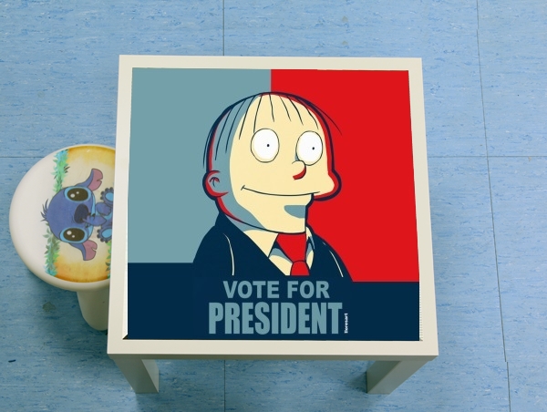 table d'appoint ralph wiggum vote for president