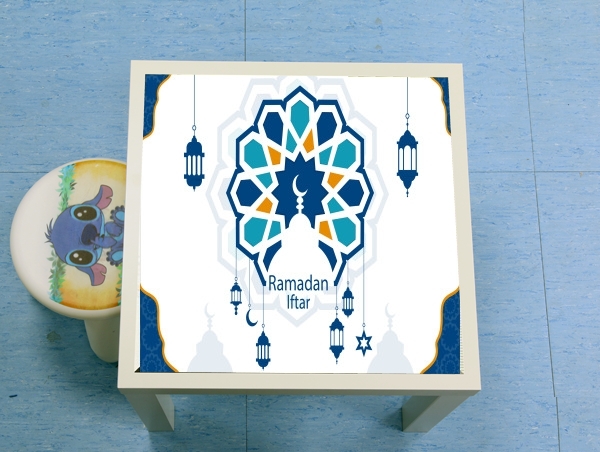 table d'appoint Ramadan Kareem Blue