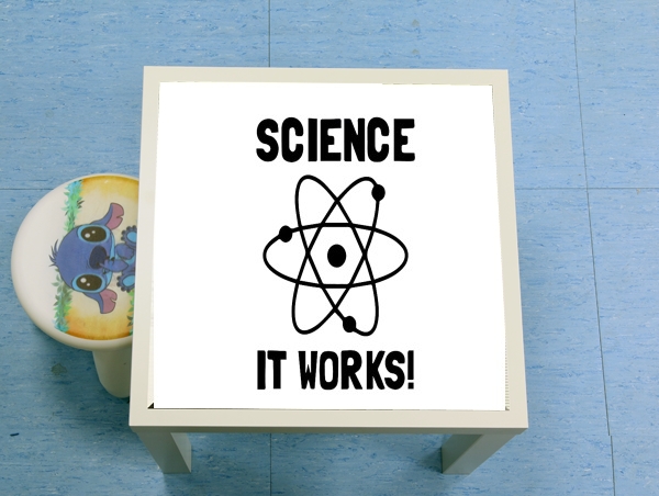 table d'appoint Science it works
