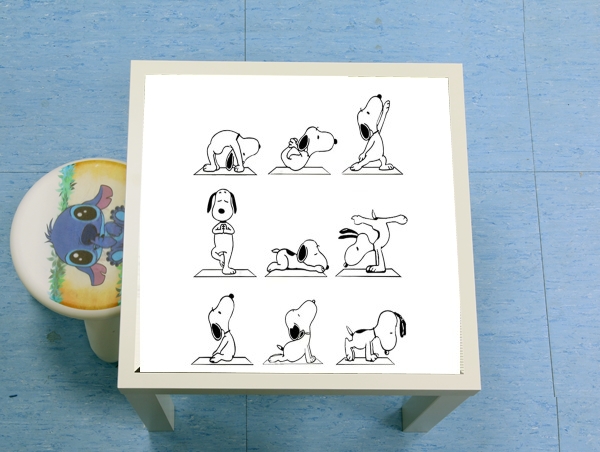table d'appoint Snoopy Yoga