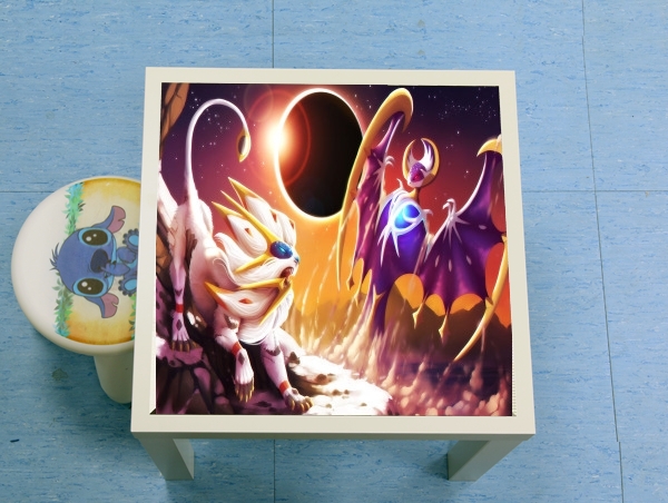 table d'appoint Solgaleo And Lunala