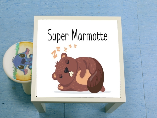 table d'appoint Super marmotte