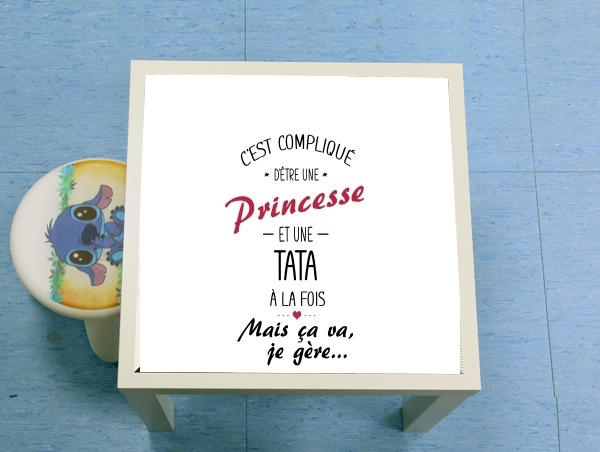 table d'appoint Tata et Princesse