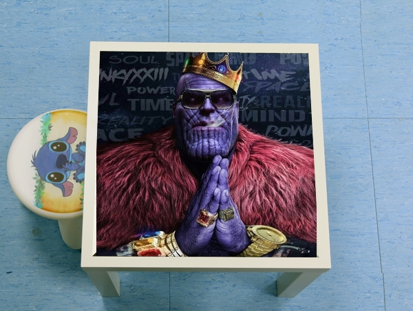 table d'appoint Thanos mashup Notorious BIG