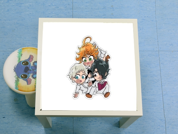 table d'appoint The Promised Neverland - Emma, Ray, Norman Chibi