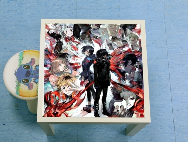 table d'appoint Tokyo Ghoul Touka and family