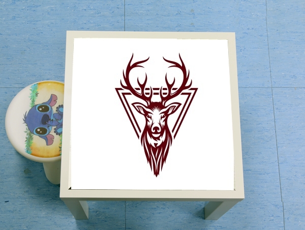 table d'appoint Vintage deer hunter logo