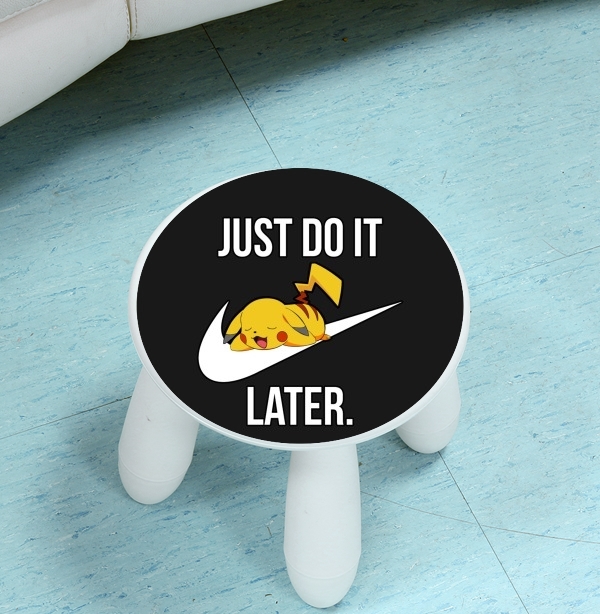 sgabello Nike Parody Just Do it Later X Pikachu 