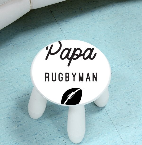 sgabello Papa Rugbyman 