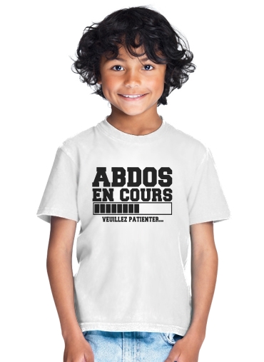tshirt enfant Abdos en cours