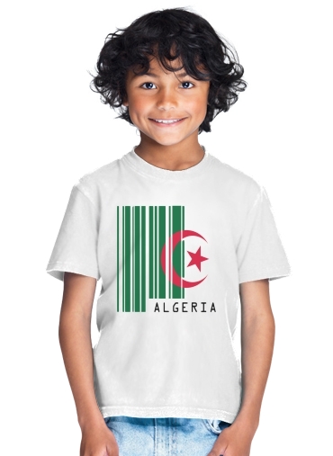 tshirt enfant Algeria Code barre