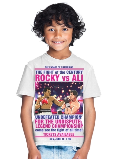 tshirt enfant Ali vs Rocky