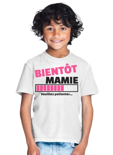 tshirt enfant Bientot Mamie Cadeau annonce naissance