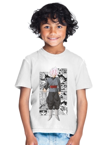 tshirt enfant Black Goku Scan Art