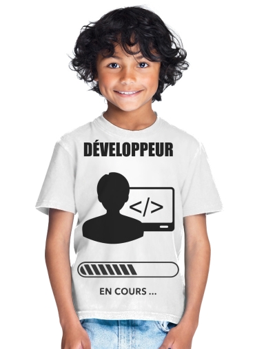 tshirt enfant Cadeau etudiant developpeur informaticien