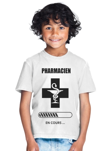 tshirt enfant Cadeau etudiant Pharmacien en cours