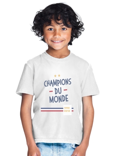 tshirt enfant Champion du monde 2018 Supporter France