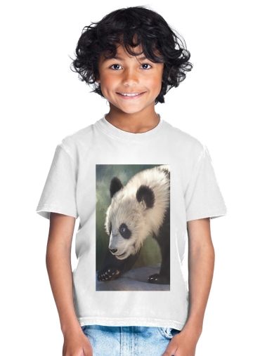 tshirt enfant Cute panda bear baby