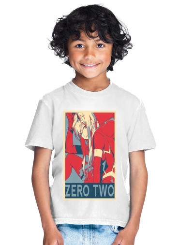 tshirt enfant Darling Zero Two Propaganda