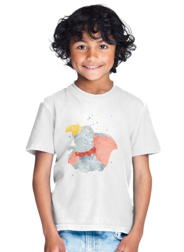 tshirt enfant Dumbo Watercolor