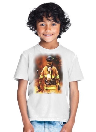 tshirt enfant Firefighter - pompiere