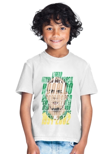 tshirt enfant Football Legends: Ronaldo R9 Brasil 