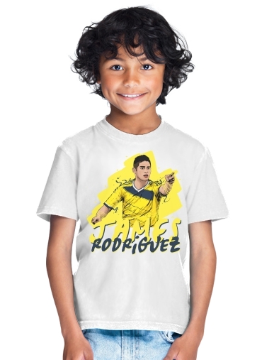 tshirt enfant Football Stars: James Rodriguez - Colombia