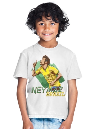 tshirt enfant Football Stars: Neymar Jr - Brasil