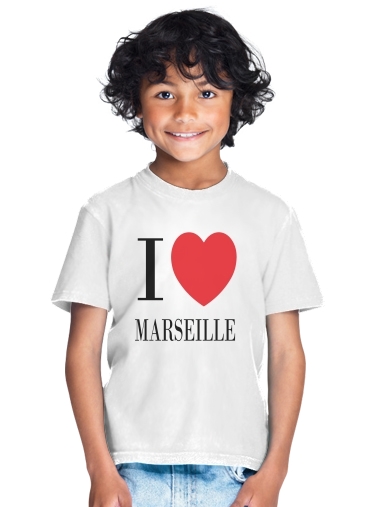 tshirt enfant I love Marseille