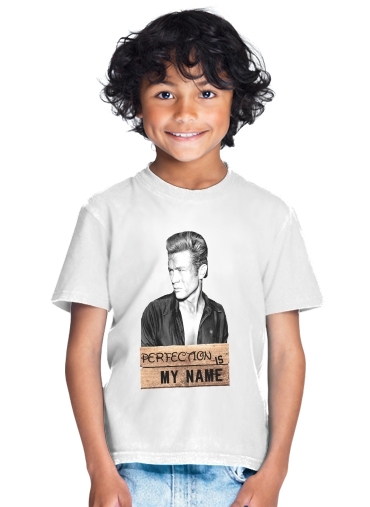 tshirt enfant James Dean Perfection is my name