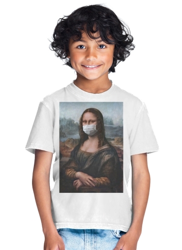 tshirt enfant Joconde Mona Lisa Masque