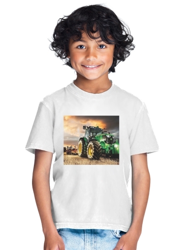 tshirt enfant John Deer tractor Farm