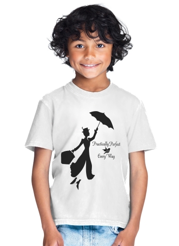 tshirt enfant Mary Poppins Perfect in every way