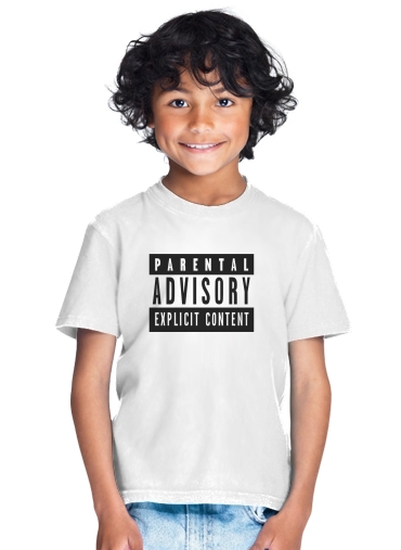 tshirt enfant Parental Advisory Explicit Content